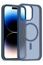 Joko iPhone 15 Pro Jota Magsafe Kapak - Lacivert