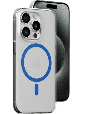 Joko iPhone 15 Pro Kılıf Bubble Magsafe Kapak - Mavi