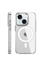 Joko iPhone 15 Pro Kılıf Crystal Magsafe Kapak - Şeffaf