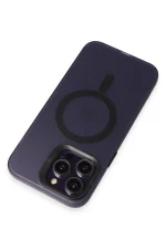 Joko iPhone 15 Pro Kılıf Mateks Magsafe Kapak - Derin Mor - Görsel 5