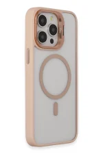 Joko iPhone 15 Pro Kılıf Roblox Lens Magsafe Standlı Kapak - Pudra - Görsel 2