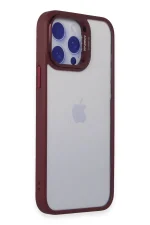 Joko iPhone 15 Pro Kılıf Roblox Lens Standlı Kapak - Bordo - Görsel 3