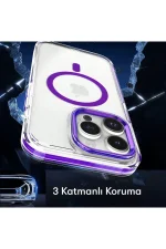 Joko iPhone 15 Pro Max Bella Magsafe Kapak - Siyah - Görsel 5