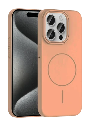 Joko iPhone 15 Pro Max Broş Magsafe Kapak - Çöl Titanyum