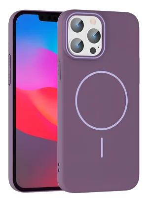 Joko iPhone 15 Pro Max Broş Magsafe Kapak - Mor