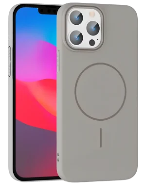 Joko iPhone 15 Pro Max Broş Magsafe Kapak - Titan Gri