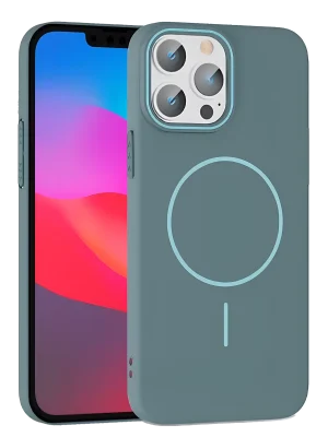 Joko iPhone 15 Pro Max Broş Magsafe Kapak - Turkuaz