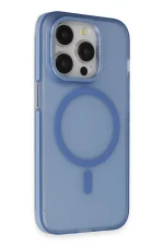 Joko iPhone 15 Pro Max Frost Standlı Magsafe Kapak - Sierra Blue - Görsel 2