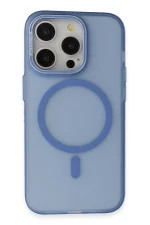 Joko iPhone 15 Pro Max Frost Standlı Magsafe Kapak - Sierra Blue