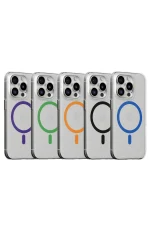 Joko iPhone 15 Pro Max Kılıf Bubble Magsafe Kapak - Siyah - Görsel 3