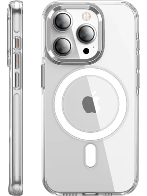 Joko iPhone 15 Pro Max Kılıf Crystal Magsafe Kapak - Şeffaf