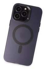 Joko iPhone 15 Pro Max Kılıf Mateks Magsafe Kapak - Derin Mor - Görsel 3