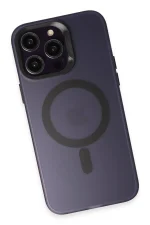 Joko iPhone 15 Pro Max Kılıf Mateks Magsafe Kapak - Derin Mor - Görsel 4