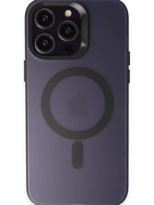 Joko iPhone 15 Pro Max Kılıf Mateks Magsafe Kapak - Derin Mor