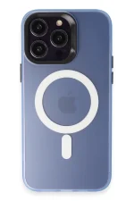 Joko iPhone 15 Pro Max Kılıf Mateks Magsafe Kapak - Sierra Blue