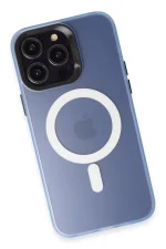 Joko iPhone 15 Pro Max Kılıf Mateks Magsafe Kapak - Sierra Blue - Görsel 4