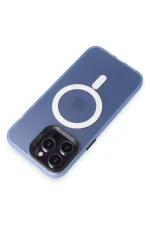 Joko iPhone 15 Pro Max Kılıf Mateks Magsafe Kapak - Sierra Blue - Görsel 5