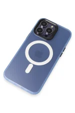 Joko iPhone 15 Pro Max Kılıf Mateks Magsafe Kapak - Sierra Blue - Görsel 6