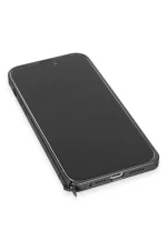 Joko iPhone 15 Pro Max Kılıf Metal Bumper Magneticsafe Kapak - Siyah - Görsel 6