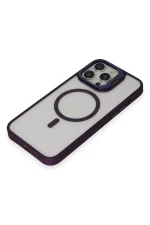 Joko iPhone 15 Pro Max Kılıf Roblox Lens Magsafe Standlı Kapak - Derin Mor - Görsel 4