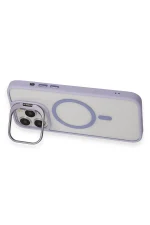 Joko iPhone 15 Pro Max Kılıf Roblox Lens Magsafe Standlı Kapak - Derin Mor - Görsel 5