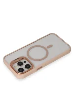 Joko iPhone 15 Pro Max Kılıf Roblox Lens Magsafe Standlı Kapak - Pudra - Görsel 3