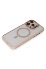Joko iPhone 15 Pro Max Kılıf Roblox Lens Magsafe Standlı Kapak - Pudra - Görsel 4