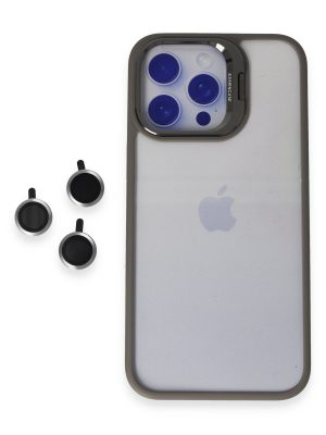 Joko iPhone 15 Pro Max Kılıf Roblox Lens Standlı Kapak - Titan Gri