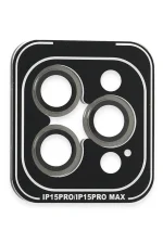 Joko iPhone 15 Pro Max PVD Metal Kamera Lens - Gri