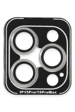 Joko iPhone 15 Pro Max PVD Metal Kamera Lens - Gümüş