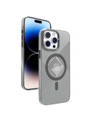 Joko iPhone 15 Pro Max Stella PC Sert Magsafe Kılıf - Siyah