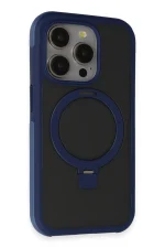 Joko iPhone 15 Pro Max Zorda Airbag Magsafe Standlı Kapak - Lacivert