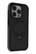 Joko iPhone 15 Pro Max Zorda Airbag Magsafe Standlı Kapak - Siyah