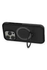 Joko iPhone 15 Pro Max Zorda Airbag Magsafe Standlı Kapak - Titan Gri - Görsel 2