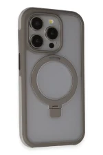 Joko iPhone 15 Pro Max Zorda Airbag Magsafe Standlı Kapak - Titan Gri