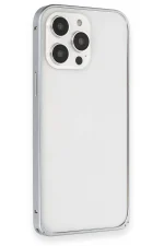 Joko iPhone 15 Pro Metal Bumper Mat Kapak - Gri - Görsel 3