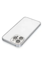 Joko iPhone 15 Pro Metal Bumper Mat Kapak - Gri - Görsel 4