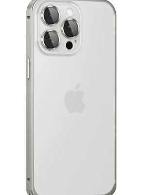 Joko iPhone 15 Pro Metal Bumper Mat Kapak - Gri