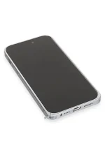 Joko iPhone 15 Pro Metal Bumper Mat Kapak - Gri - Görsel 6