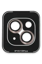 Joko iPhone 15 PVD Metal Kamera Lens - Pembe