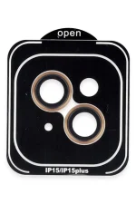 Joko iPhone 15 PVD Metal Kamera Lens - Turuncu