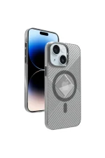 Joko iPhone 15 Stella PC Sert Magsafe Kılıf - Siyah