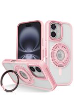 Joko iPhone 16 Banza Magsafe Standlı Kapak - Pembe