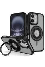 Joko iPhone 16 Banza Magsafe Standlı Kapak - Siyah