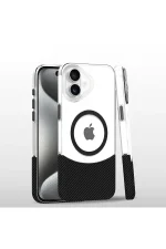 Joko iPhone 16 Carbon Puzzle Magsafe Kapak - Siyah