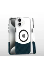 Joko iPhone 16 Carbon Puzzle Magsafe Kapak - Yeşil