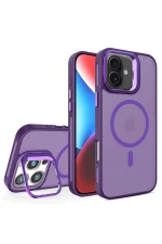 Joko iPhone 16 Flet Lens Magsafe Kapak - Derin Mor