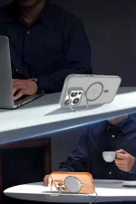 Joko iPhone 16 Flet Lens Magsafe Kapak - Derin Mor - Görsel 4