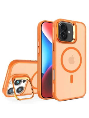 Joko iPhone 16 Flet Lens Magsafe Kapak - Turuncu