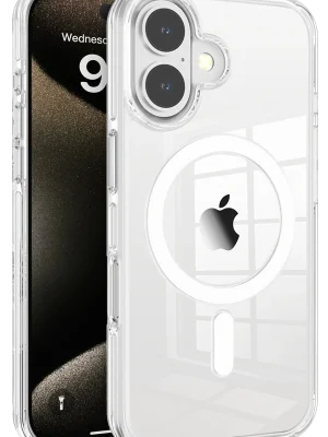 Joko iPhone 16 Gleam PC Sert Magsafe Kılıf - Şeffaf